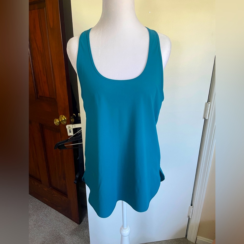 Lululemon Coastal Tank Sz 6 In Deep Cove Teal